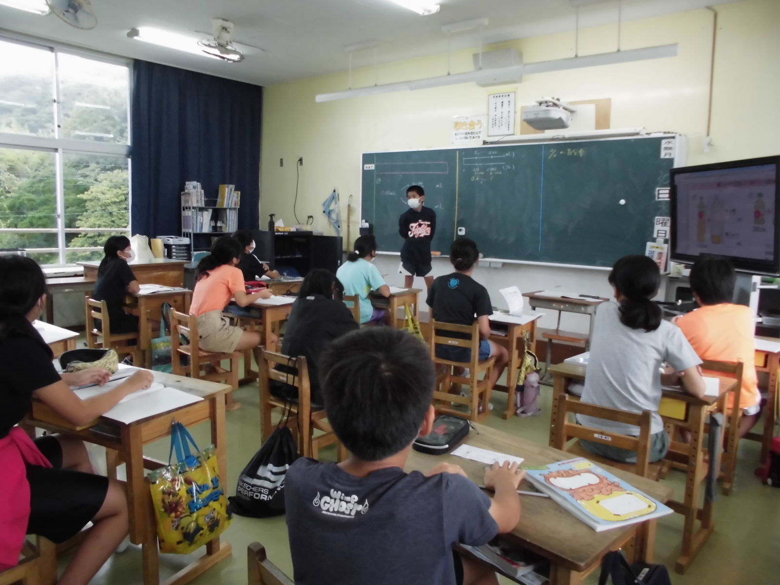 6年生 算数 比 国頭村立奥間小学校